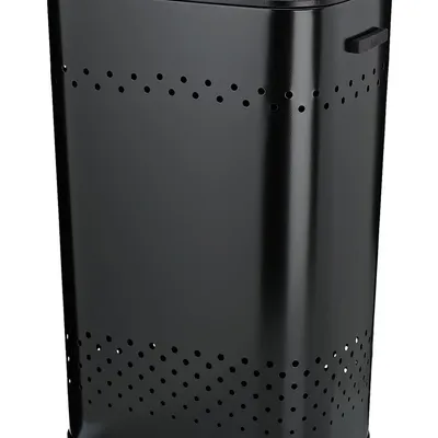 Kela - Kosz na pranie 60 L Malaga Czarny