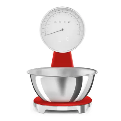 Smeg - Waga kuchenna analogowo-cyfrowa 50's Retro Style Czerwona