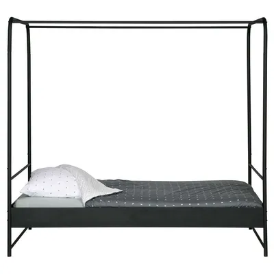 Vtwonen - Łóżko BUNK 120 cm x 220 cm (czarne)