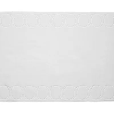 Officine Monogram - Dywanik łazienkowy 60 x 100 cm Opus Biały