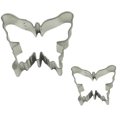 PME Cake - Zestaw 2 metalowych foremek Motyl