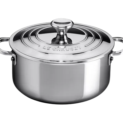 Le Creuset -  3-ply Plus Garnek Stal Nierdzewna 24 cm Signature
