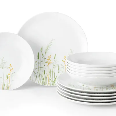 Seltmann Weiden - Komplet obiadowy dla 6 osób Meadow Grasses Green