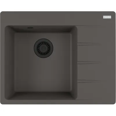 FRANKE - Zlewozmywak prawy Centro CNG 611-62 TL Łupkowy Szary / Czarny odpływ