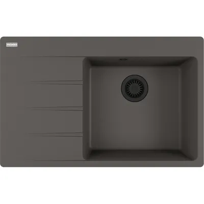 FRANKE - Zlewozmywak lewy Centro CNG 611-78 TL Łupkowy Szary / Czarny odpływ