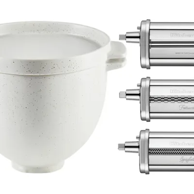 KitchenAid - Dzieża ceramiczna + wałkowarka z 2 wykrojnikami do makaronu