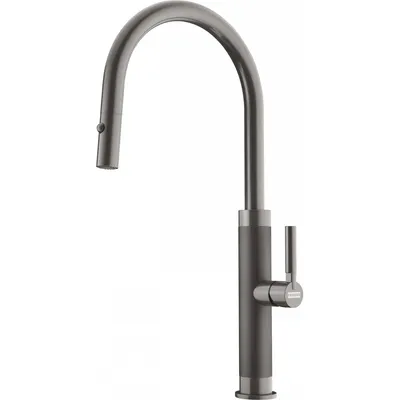 FRANKE - Bateria kuchenna Mythos Masterpiece pull-out spray Antracyt