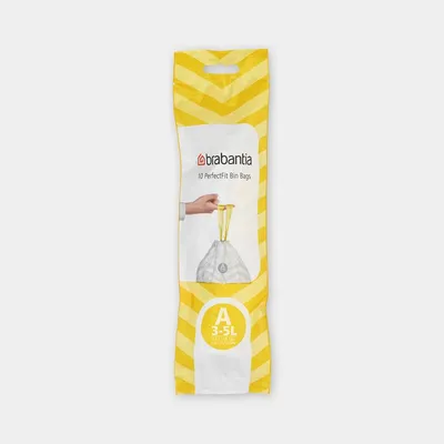 Brabantia - Worki na śmieci rozmiar A (3 - 5 l) 10 szt.