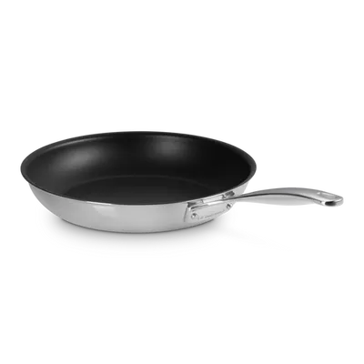 Le Creuset -  3-ply Plus Płytka Patelnia Stal Nierdzewna Nieprzywierająca Signature 26 cm
