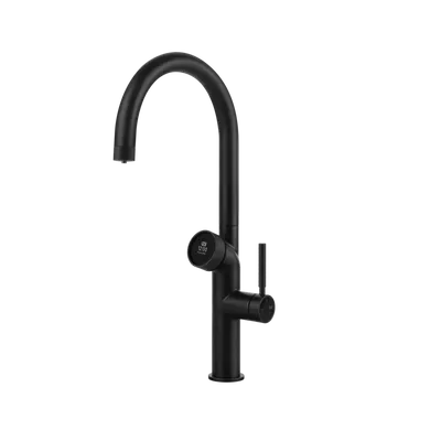 Gessi - Bateria kuchenna VITA  60720 z modułem wody gorącej Czarny Mat