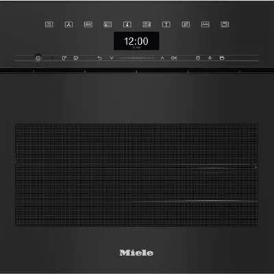 Miele - Piekarnik kompaktowy parowy DGC 7440X czarny 45cm ObsidianBlack
