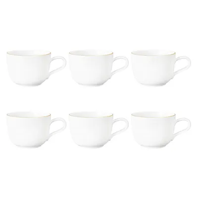 Seltmann Weiden - Zestaw 6 filiżanek do kawy 260ml Liberty Goldline