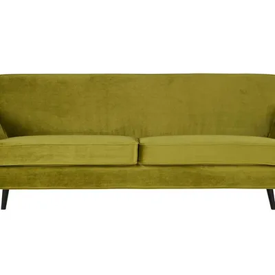Woood - Sofa Rocco velvet 187 cm (oliwkowa)