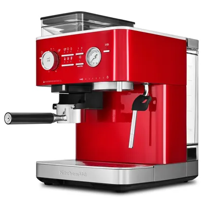 KitchenAid - Ekspres półautomatyczny Espresso 5KES6551 Czerwony karmelek