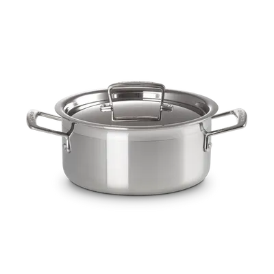 Le Creuset - 3-ply garnek stal nierdzewna 20 cm