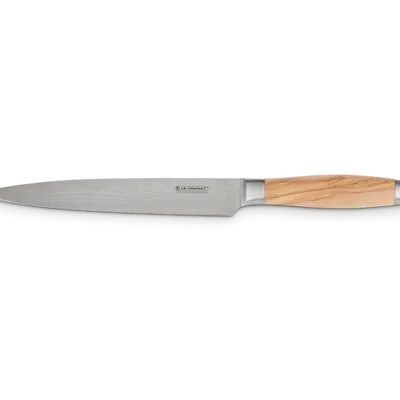 Le Creuset - Nóż do Szynki z Uchwytem Drewno Oliwne 20 cm