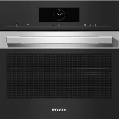 Miele - Piekarnik parowy kompaktowy DGC 7840 HC Pro srebrny A+ 45cm CleanSteel