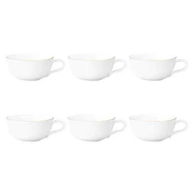 Seltmann Weiden - Zestaw 6 filiżanek do herbaty 280ml Liberty Goldline