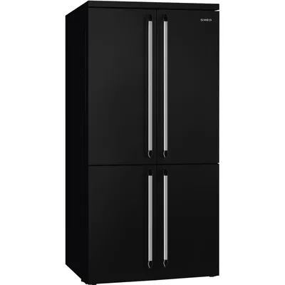Smeg - Chłodziarko-zamrażarka wolnostojąca FQ960BL6 Victoria Czarna