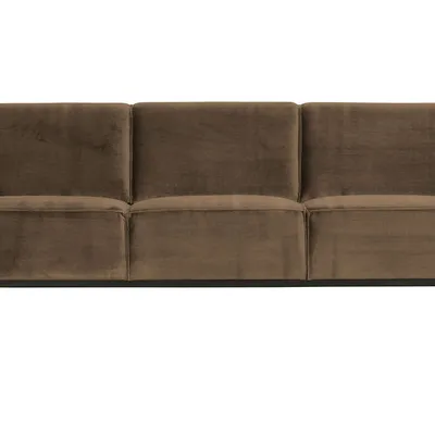 Be Pure - Sofa Statement 3-osobowa Velvet (taupe)