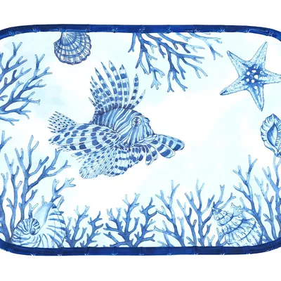 Les Jardins de la Comtesse - Taca z melaminy do serwowania Piana 45 x 32 cm
