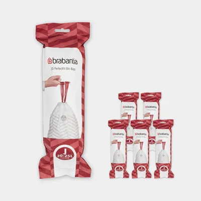 Brabantia - Worki na śmieci do koszy Bo rozmiar J 23 l (6 x 20 szt.)