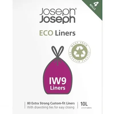 Joseph Joseph - Worki na śmieci 80 szt. Arc Eco Liners 10 L