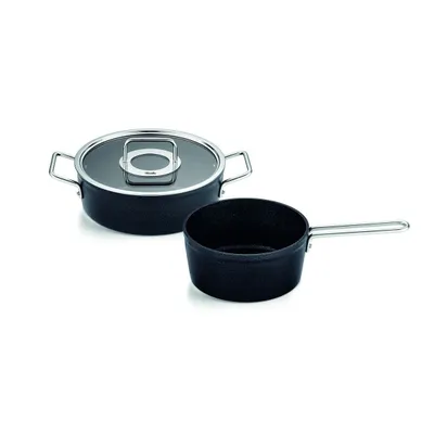 Fissler - Zestaw 2 cz. garnków Adamant ze szklaną pokrywką