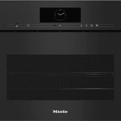 Miele - Piekarnik parowy z przyłączem do wody i odpływu DGC 7845 HCX Pro czarny A+ 45cm ObsidianBlack