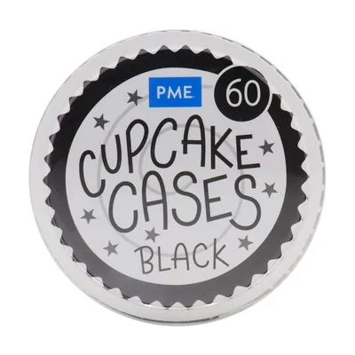 PME Cake - Papilotki do babeczek czarne 60 sztuk
