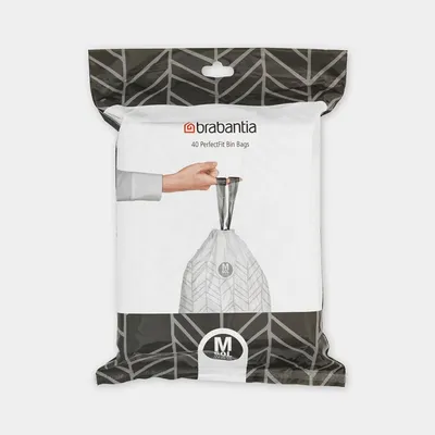 Brabantia - Worki na śmieci do koszy Bo rozmiar M (60 l) 40 szt.