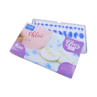 PME Cake - Zestaw foremek do tworzenia napisów