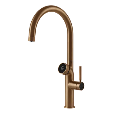 Gessi - Bateria kuchenna VITA  60720 z modułem wody zimnej  i gorącej Ciepły Brąz PVD