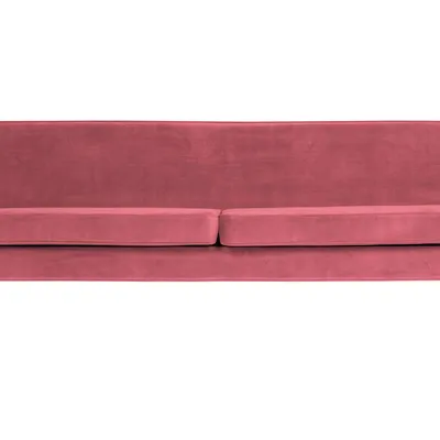 Woood - Sofa Rocco velvet 230 cm (różowa)