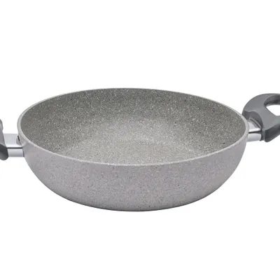 Ballarini - Głęboka patelnia granitowa z 2 uchwytami Cortina Granitium 24 cm