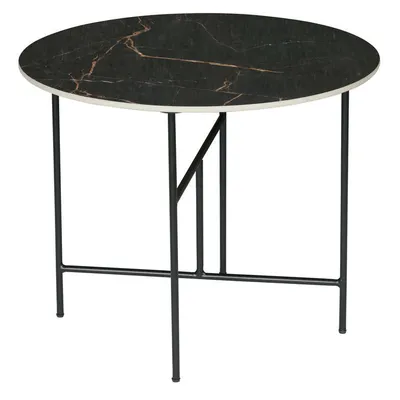 Woood - Stolik Vida 60 cm (czarny)