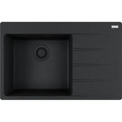 FRANKE - Zlewozmywak prawy Centro CNG 611-78 TL Onyx / Czarny odpływ