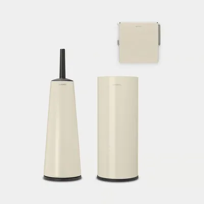 Brabantia - Zestaw akcesoriów toaletowych ReNew Soft Beige