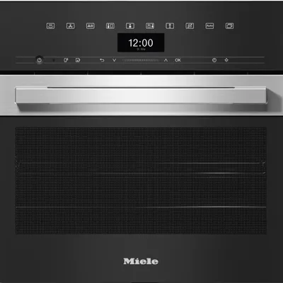 Miele - Piekarnik parowy z przyłączem do wody i odpływu DGC 7445 HC Pro srebrny A+ 45cm CleanSteel