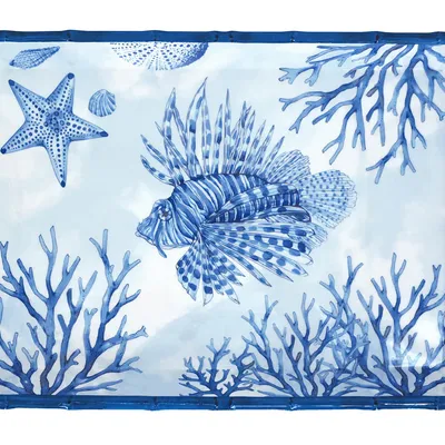 Les Jardins de la Comtesse - Taca z melaminy z uchwytami Piana 50 x 36 x 5 cm