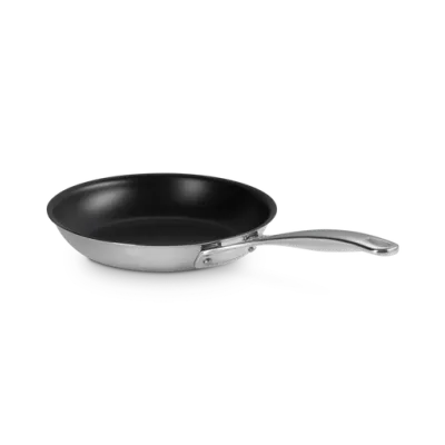 Le Creuset -  3-ply Plus Płytka Patelnia Stal Nierdzewna Nieprzywierająca Signature 20 cm