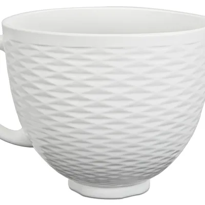 KitchenAid - Dzieża ceramiczna 4,7L Biała 3D