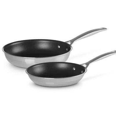 Le Creuset - 3-ply Zestaw 2 szt. patelni stal nierdzewna 20/24 cm