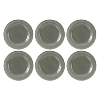 Seltmann Weiden - Zestaw 6 talerzy obiadowych 27.5cm Beat Color Glaze szary