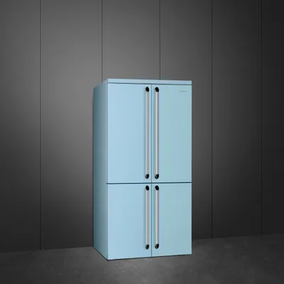 Smeg - Chłodziarko-zamrażarka wolnostojąca FQ960PB6 Victoria Pastelowy błękit