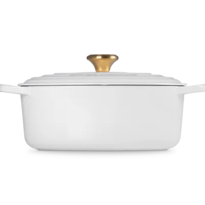 Le Creuset - Owalna Brytfanna 29 cm SIGNATURE biały