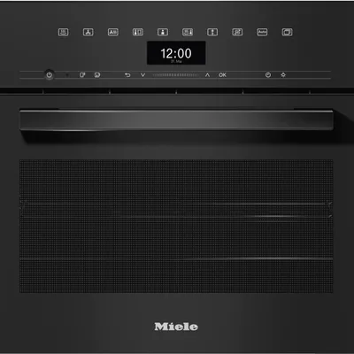 Miele - Piekarnik kompaktowy parowy DGC 7440 HC Pro czarny A+ 45cm ObsidianBlack