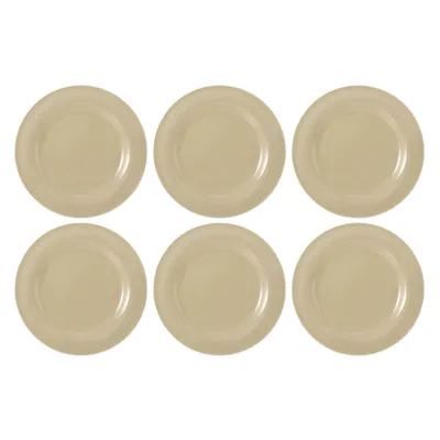 Seltmann Weiden - Zestaw 6 talerzy obiadowych 27.5cm Beat Color Glaze beżowy