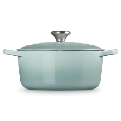 Le Creuset - Okrągła Brytfanna 24cm SIGNATURE sea salt