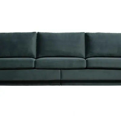 Be Pure - Sofa 3 - osobowa FAME aksamitna (turkusowa)